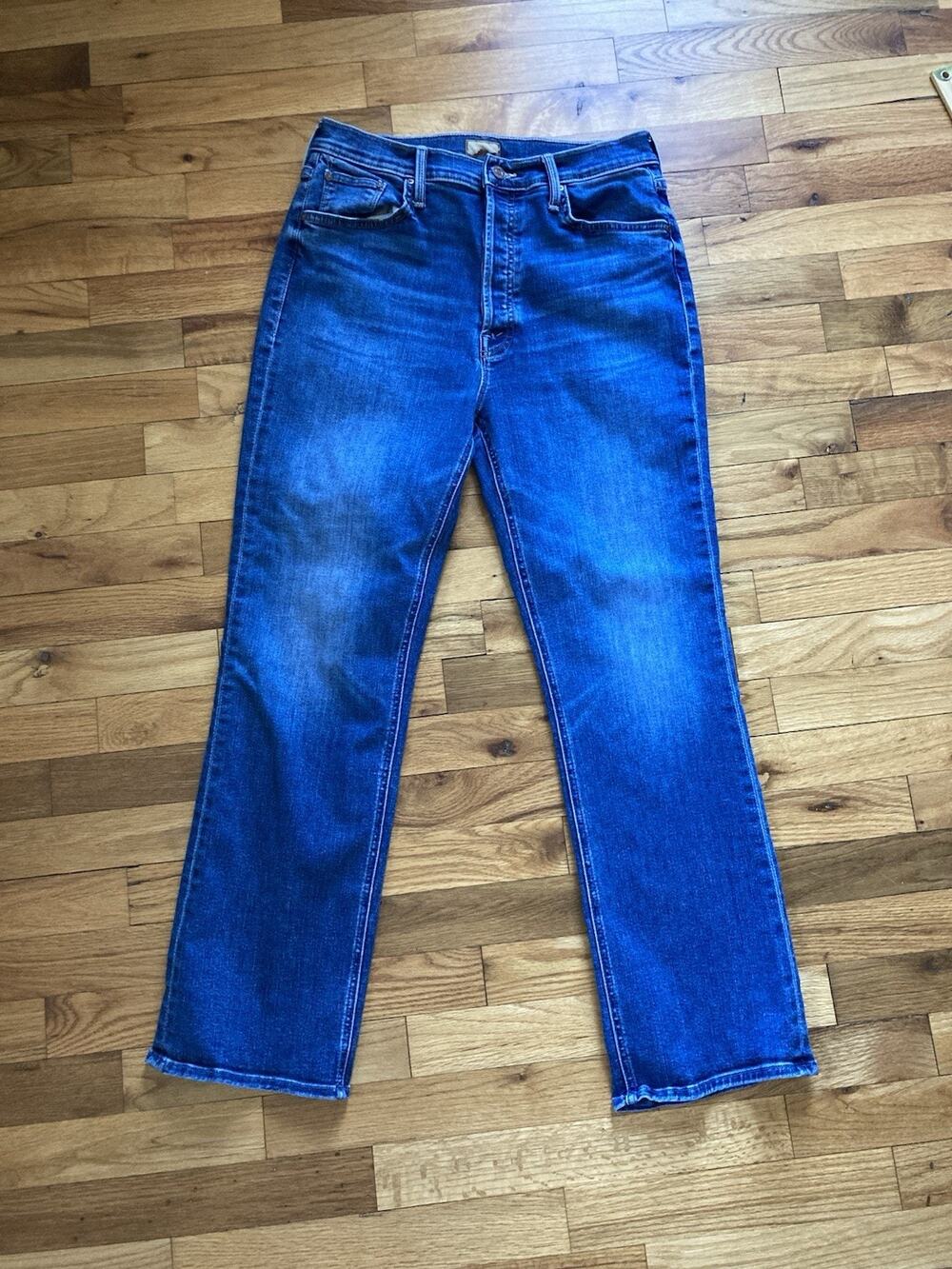 MOTHER The Tripper Flood Wash Jeans Sixth Sense Botton Fly Size 31